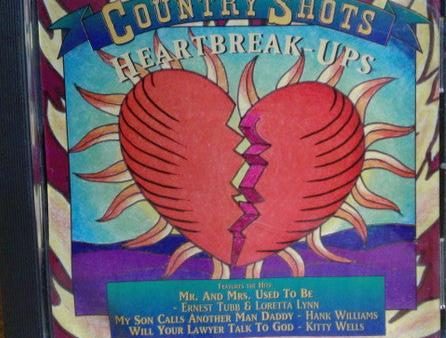 USED CD - Various – Country Shots: Heartbreak-Ups Online Hot Sale