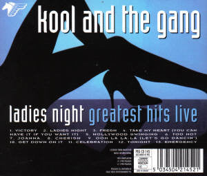 USED CD - Kool & The Gang – Ladies Night - Greatest Hits Live Online