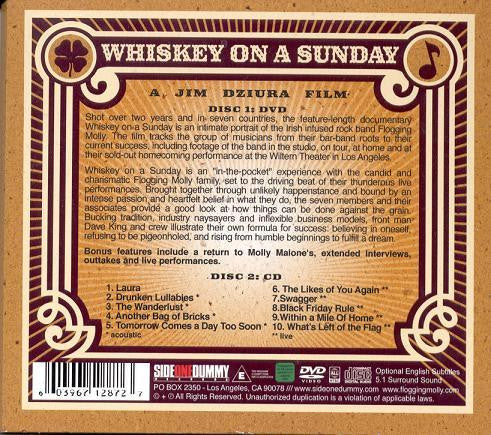 USED DVD CD - Flogging Molly – Whiskey On A Sunday Sale