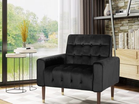 Comfy Arm Chair With Tufted Back, Modern For Living Room, Bedroom And Study For Discount