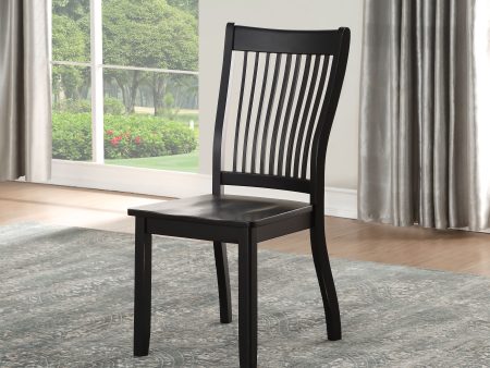 Renske - Side Chair (Set of 2) - Anqtique Black on Sale