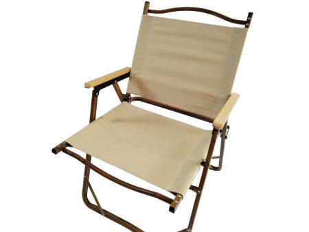 Comfy - Foldable And Portable Chair With Armrests, Indoor And Outdoor Universal (Set of 4) - Brown on Sale