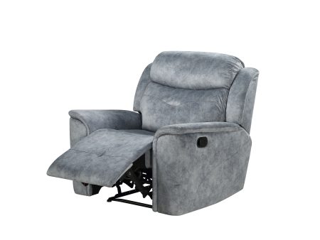 Mariana - Manual Recliner Chair - Silver Gray Hot on Sale