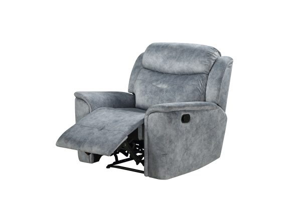 Mariana - Manual Recliner Chair - Silver Gray Hot on Sale