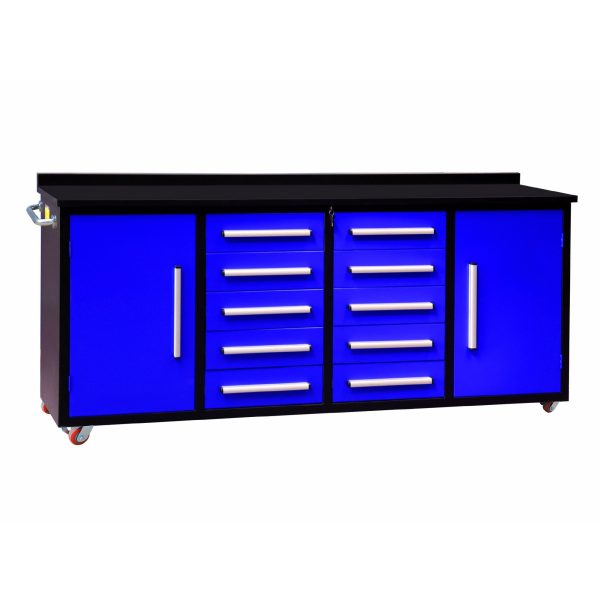 Storage Cabinets With Workbench (10 Drawers & 2 Cabinets) on Sale