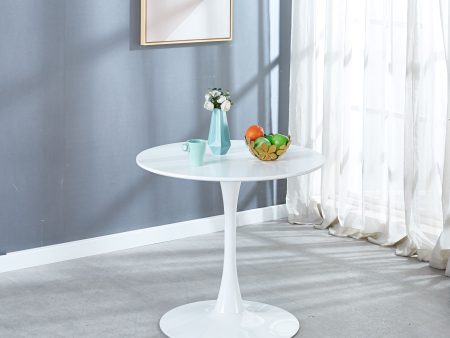 Tulip Table Mid-Century Dining Table With Round MDF Table Top, Pedestal Dining Table, End Table Leisure Coffee Table Sale