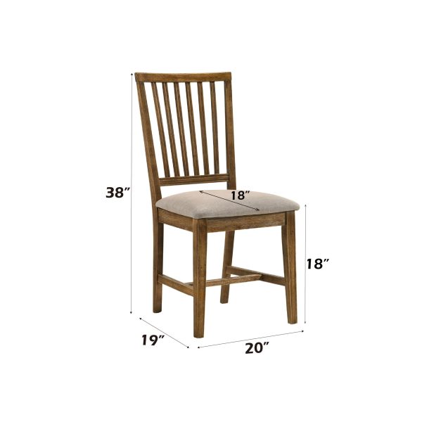 Wallace II - 5 Pieces Dining Room Set - Oak Sale