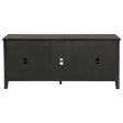 Concord - 2-Door 60  TV Stand Console - Distressed Java For Sale