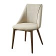 Willene - Polished Microfiber Side Chair (Set of 2) - Beige Online Hot Sale