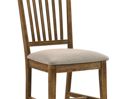 Wallace II - Side Chair (Set of 2) - Oak   Tan For Sale