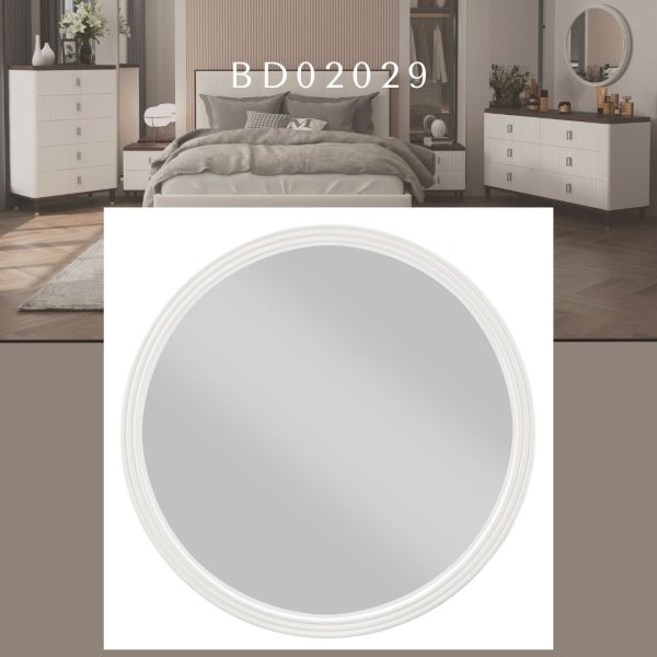 Carena - Round Mirror - Gray Discount