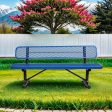 Outdoor Steel Bench With Backrest Online