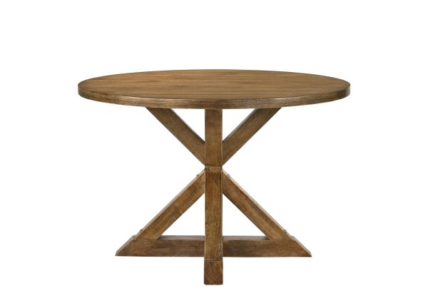 Wallace II - Weathered Dining Table - Oak For Cheap