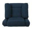 Wide - Power Standard Recliner - Navy Blue Online Sale