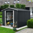 Outdoor Metal Storage Shed With Floor Base Discount