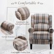 Vintage Armchair Sofa Comfortable Upholstered Leisure   Recliner Chair For Living Room Sale