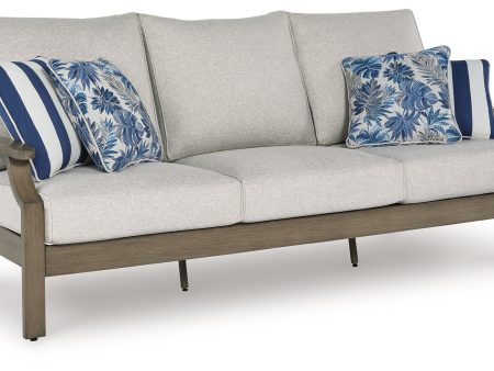 Rainier Ranch - Brown   Beige - Sofa With Cushion on Sale