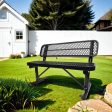 Outdoor Steel Bench With Backrest Online