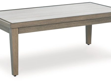 Rainier Ranch - Brown   Beige - Rectangular Cocktail Table Online