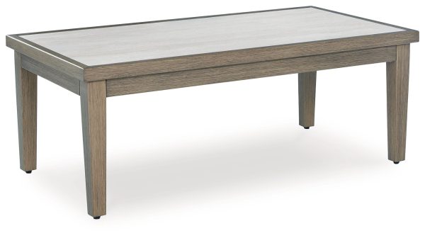 Rainier Ranch - Brown   Beige - Rectangular Cocktail Table Online