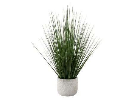 21  Tall, Artificial Plant, Grass, Indoor, Faux, Fake, Table, Greenery, Potted, Real Touch, Decorative - Green   White Online Hot Sale