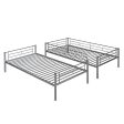 Twin Over Twin Metal Bunk Bed Online Hot Sale