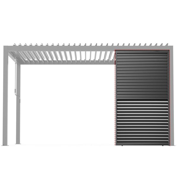 Louver Grille 1   3 13Ft Frame & Louvers - Black Online Sale