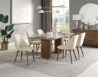 Willene - Ceramic Top Dining Table - Walnut For Cheap