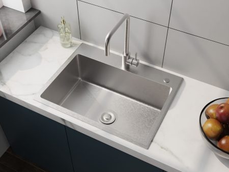 24  Stainless Steel Washing Sink With Faucet Hoses And Drain Head Only (Update) - Silver Fashion