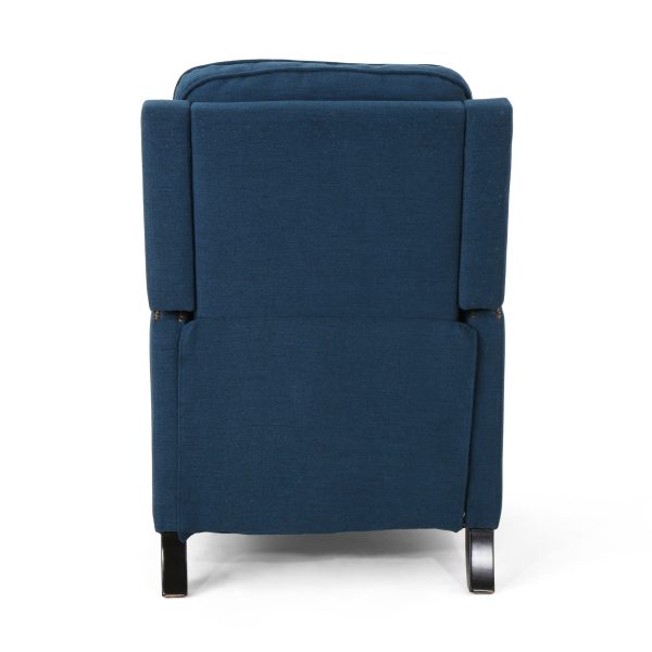 Wide - Standard Recliner Manual - Navy Blue For Cheap