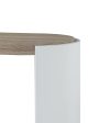 Zoma - High Gloss Sofa Table - Oak   White Online Sale