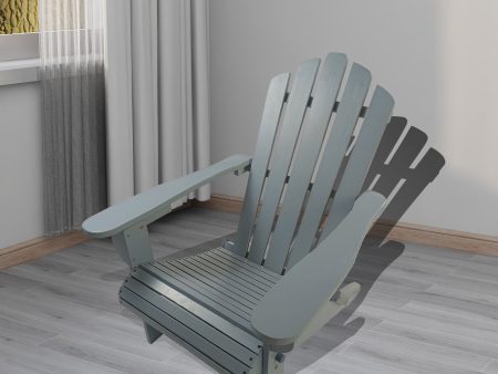 Outdoor Or Indoor Adirondack Chair - Walnut Cheap