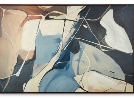 Avalen - Blue   Brown   Beige - Wall Art Discount