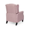 Wide Manual Wing Chair Recliner - Light Pink Supply