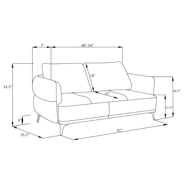 Lively - Chenille Upholstered Sofa Set Cheap