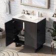 Bathroom Vanity Set With Sink, Combo Cabinet, Bathroom Storage Cabinet, Solid Wood Frame Discount