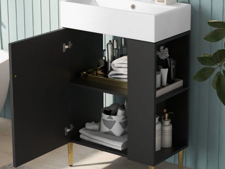 Bathroom Vanity, Combo Cabinet, Bathroom Storage Cabinet, Single Ceramic Sink Online