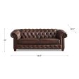 Versailles - Leather Sofa - Caramel Online Hot Sale