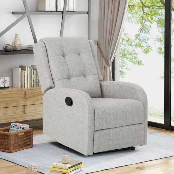 Wide - Manual Standard Recliner - Beige For Discount