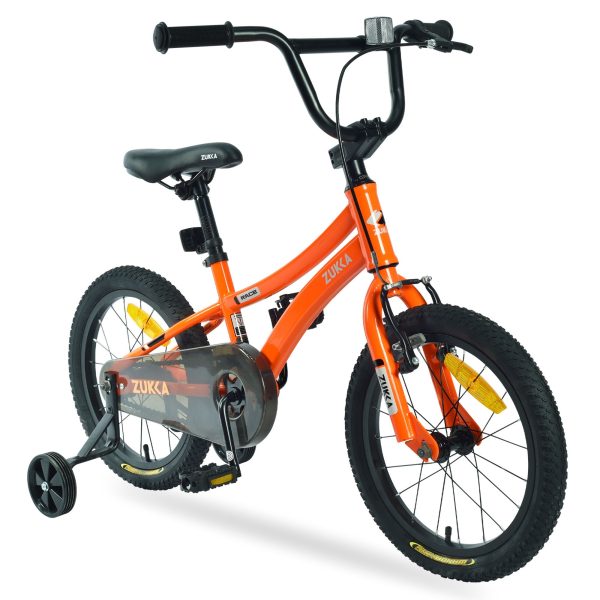 Zukka - Kids Bike, 16  Kids  Bicycle With Training Wheels For Boys Age 4-7 Years For Discount