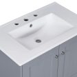 Bathroom Vanity Set With Ceramic Sink And Ample Storage Space Ideal For Small Bathrooms For Cheap