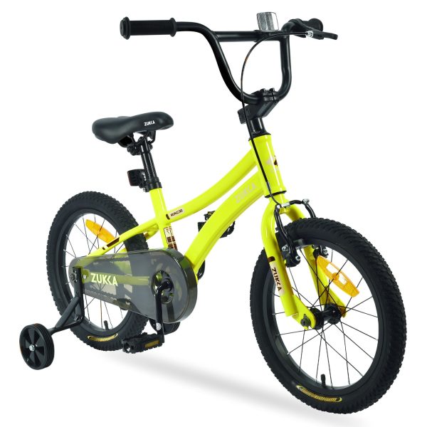 Zukka - Kids Bike, 16  Kids  Bicycle With Training Wheels For Boys Age 4-7 Years For Discount