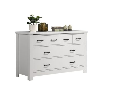 Cassini - 6 Drawer Dresser - White Supply