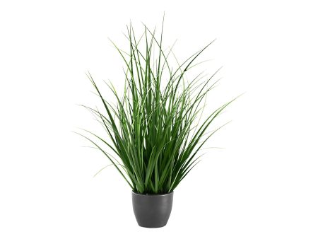 23  Tall, Artificial Plant, Grass, Indoor, Faux, Fake, Table, Greenery, Potted, Real Touch, Decorative - Green   Black Online Sale