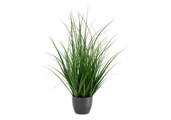 23  Tall, Artificial Plant, Grass, Indoor, Faux, Fake, Table, Greenery, Potted, Real Touch, Decorative - Green   Black Online Sale