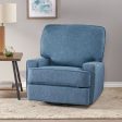 Wide - Manual Standard Recliner - Navy Blue For Discount