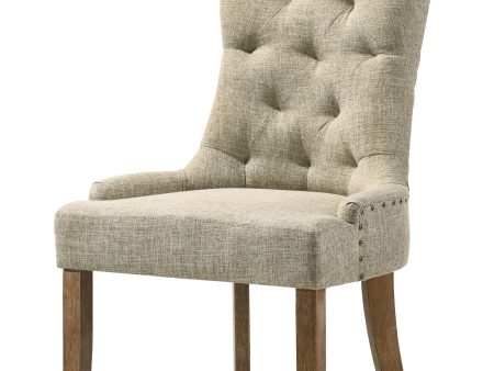 Yotam - Side Chair (Set of 2) - Beige   Oak Online Sale