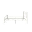 Unique Flower Sturdy System Metal Bed Frame With Headboard And Footboard on Sale