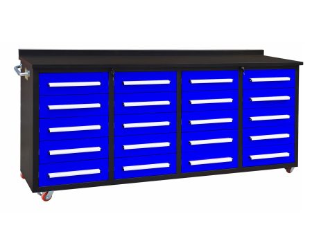 Garage Storage Cabinets With Workbench (20 Drawers) Online Sale