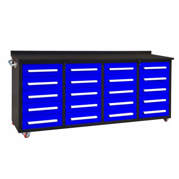 Garage Storage Cabinets With Workbench (20 Drawers) Online Sale